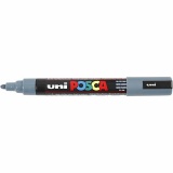 Posca Marker , PC-5M, Strichstärke 2,5 mm, Medium, Schiefergrau, 1 Stk