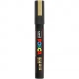 Posca Marker , Nr. PC-5M, Strichstärke 2,5 mm, Medium, Gold, 1 Stk