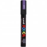Posca Marker , PC-5M, Strichstärke 2,5 mm, Medium, Violett-metallic, 1 Stk