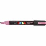 Posca Marker , PC-5M, Strichstärke 2,5 mm, Medium, Rosa metallic, 1 Stk