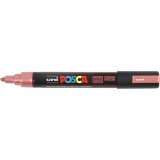 Posca Marker , PC-5M, Strichstärke 2,5 mm, Medium, Metallic-Rot, 1 Stk