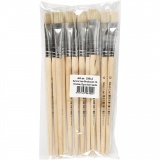 Nature Line Pinsel, 12, L 19 cm, B 11 mm, Flach, 12 Stk/ 1 Pck