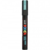 Posca Marker , PC-5M, Strichstärke 2,5 mm, Medium, Metallic-Grün, 1 Stk