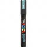 Posca Marker , Nr. PC-5M, Strichstärke 2,5 mm, Medium, Metallic-Grün, 1 Stk
