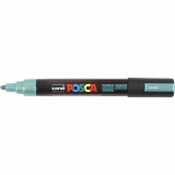 Posca Marker , PC-5M, Strichstärke 2,5 mm, Medium, Metallic-Grün, 1 Stk