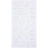 Sticker, Baby, Blatt 12x23 cm, 2x84 Stk/ 1 Pck
