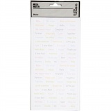 Sticker, Baby, Blatt 12x23 cm, 2x84 Stk/ 1 Pck