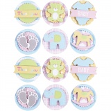 3D-Sticker Baby, Baby, D 35 mm, Dicke 5 mm, 1 Bl.