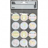 3D-Sticker Baby, Baby, D 35 mm, Dicke 5 mm, 1 Bl.