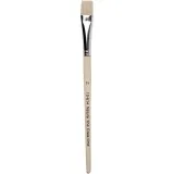 Nature Line Pinsel, Nr. 14, L 20 cm, B 15 mm, Flach, 12 Stk/ 1 Pck