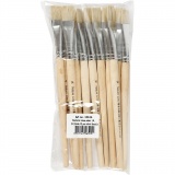Nature Line Pinsel, 14, L 20 cm, B 15 mm, Flach, 12 Stk/ 1 Pck