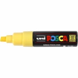 Posca Marker , PC-8K, Strichstärke 8 mm, breit, Gelb, 1 Stk