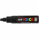 Posca Marker , PC-8K, Strichstärke 8 mm, breit, Schwarz, 1 Stk