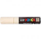Posca Marker , PC-8K, Strichstärke 8 mm, breit, Beige, 1 Stk