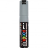 Posca Marker , PC-8K, Strichstärke 8 mm, breit, Grau, 1 Stk