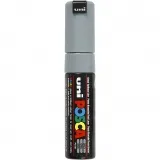 Posca Marker , Nr. PC-8K, Strichstärke 8 mm, breit, Grau, 1 Stk