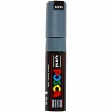 Posca Marker , PC-8K, Strichstärke 8 mm, breit, Schiefergrau, 1 Stk