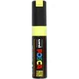 Posca Marker , Nr. PC-8K, Strichstärke 8 mm, breit, Fluo-Gelb, 1 Stk