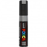 Posca Marker , PC-8K, Strichstärke 8 mm, breit, Silber, 1 Stk