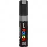 Posca Marker , Nr. PC-8K, Strichstärke 8 mm, breit, Silber, 1 Stk