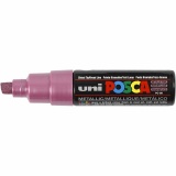 Posca Marker , PC-8K, Strichstärke 8 mm, breit, Rosa metallic, 1 Stk