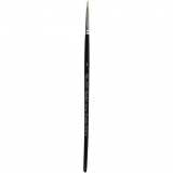 Gold Line Pinsel, 0, L 17 cm, B 1 mm, rund, 12 Stk/ 1 Pck