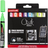 Kreide-Marker, Strichstärke 1,8-2,5 mm, 8 Stk/ 1 Pck