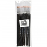 Gold Line Pinsel, 2, L 17 cm, B 2 mm, rund, 12 Stk/ 1 Pck