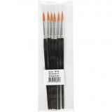 Gold Line Pinsel, 12, L 18,5 cm, B 5 mm, rund, 6 Stk/ 1 Pck