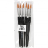 Gold Line Pinsel, 18, L 20 cm, B 7 mm, rund, 6 Stk/ 1 Pck