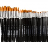 Gold Line Pinsel, 1+2+4+8+12+18+22, L 17-21 cm, B 1-7 mm, rund, 7x12 Stk/ 1 Pck