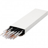 Gold Line Pinsel, 0+1+2+4+8+12+18+22, L 17-21,5 cm, B 1-7 mm, rund, 36 Stk/ 1 Pck