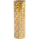 Dekofolie, B 15,5 cm, Dicke 0,02 mm, Gold, 50 cm/ 1 Rolle