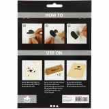 Rub-on Stickers, Sterne, 12,2x15,3 cm, 1 Pck