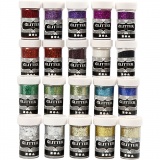 Glitter, Sortierte Farben, 20x20 g/ 1 Pck