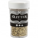 Glitter, Größe 1-3 mm, Gold, 30 g/ 1 Dose
