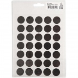 Tafel-Sticker, Kreise und Sprechblasen, 14x18 cm, Schwarz, 2 Bl. sort./ 1 Pck