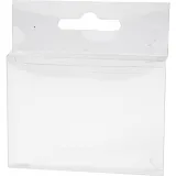 PET-Box, Größe 74x54x10 mm, 100 Stk/ 1 Pck