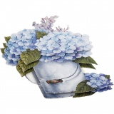 3D-Découpage-Motive, Blumen, Blatt 21x30 cm, 4 Bl./ 1 Pck