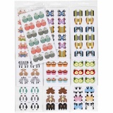 Index Sticker, Blatt 7,5x15 cm, 10 Pck/ 1 Pck