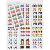Index Sticker, Blatt 7,5x15 cm, 10 Pck/ 1 Pck