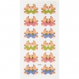 Index Sticker, Blatt 7,5x15 cm, 10 Pck/ 1 Pck