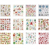 Stickerbuch, Weihnachten, Blatt 15x16,5 cm, 12 Bl./ 1 Pck