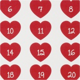 Sticker, Blatt 15x16,5 cm, 1 Bl.