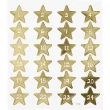 Sticker, Zahlen, Blatt 15x16,5 cm, ca. 24 Stk, 1 Bl.