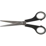 Allzweckschere, L 17 cm, Spitz, für Rechts- und Linkshänder , 1 Stk