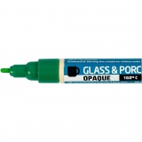 Glas- und Porzellanmalstift, Strichstärke 2-4 mm, Deckend, Sortierte Farben, 12 Stk/ 1 Pck
