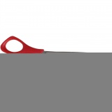 Schulschere, L 16 cm, Spitz, für Linkshänder , Rot, 1 Stk