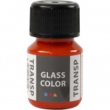 Glass Color Transparent, Orange, 30 ml/ 1 Fl.