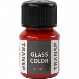 Glass Color Transparent, Rot, 30 ml/ 1 Fl.